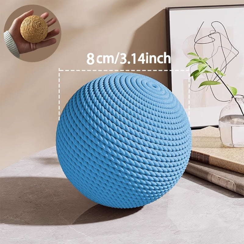 1 Large Three-Dimensional Circular Cat Toy Ball | Self-Entertaining, Boredom Relief