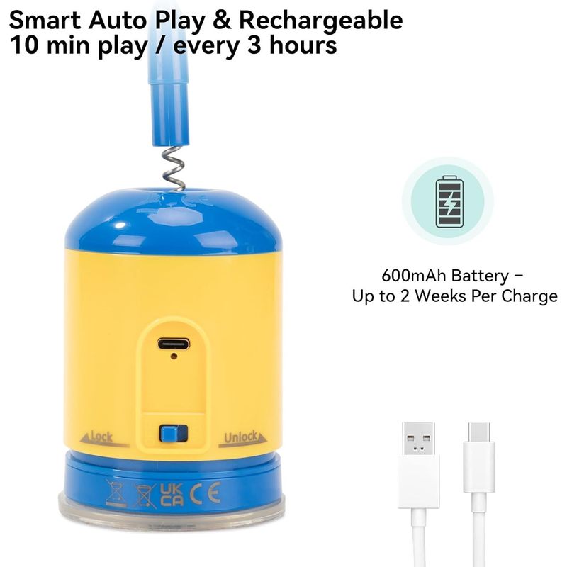 Migipaws Interactive Automatic Cat Teaser Wand Toy with Strong Suction Cup