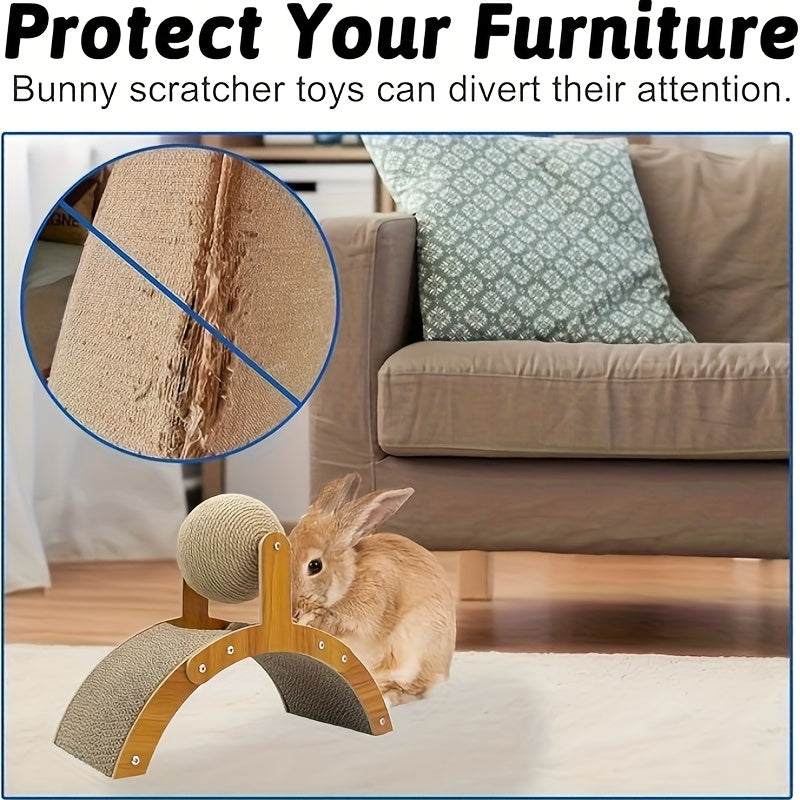 2-in-1 for Cat Ball Toys Cat Scratching Ball, Cat Scratcher Toy, Cat Scratch Board