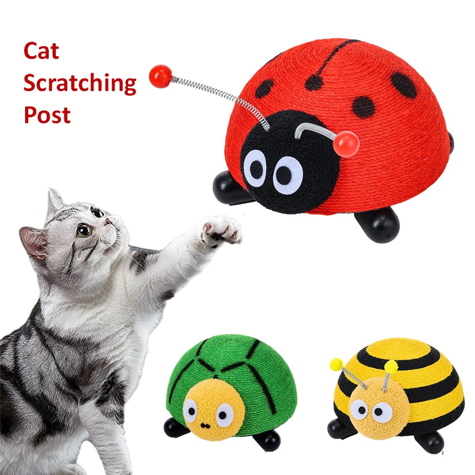 Cat Scratching Post | Cute Sisal Ball Scratching Board for Indoor Cats and Kittens