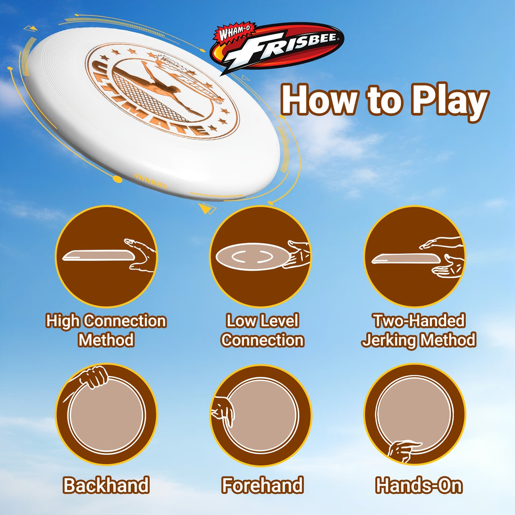 Wham-O Official Ultimate 175g Flying Disc - 10, 75 Inch Professional Training Disc for Competition