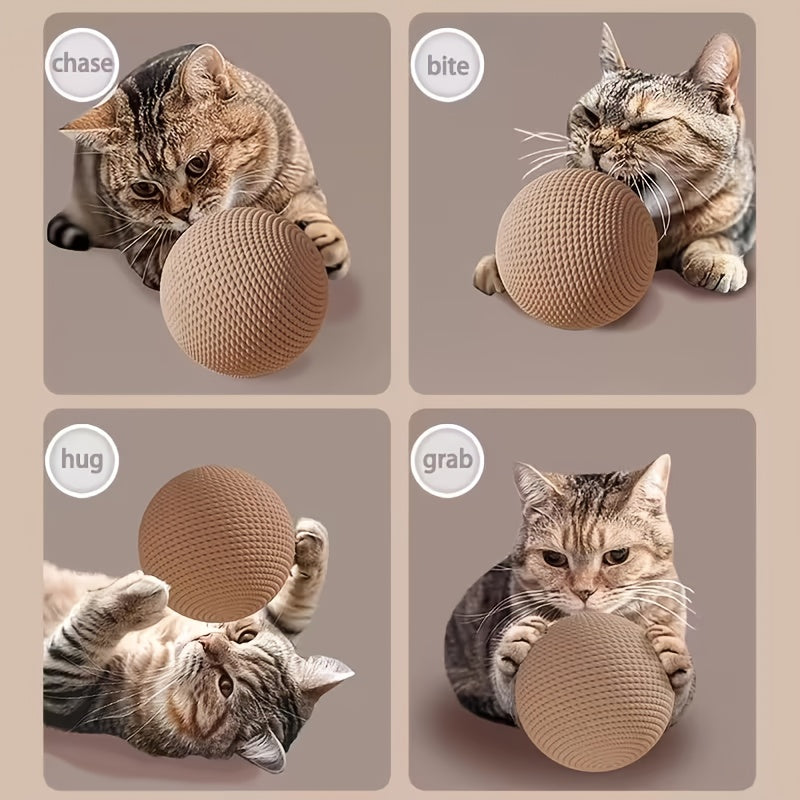 2\u002F3pcs Large Sisal Cat Toy Ball, Safety Sisal Material, Self-Entertainment