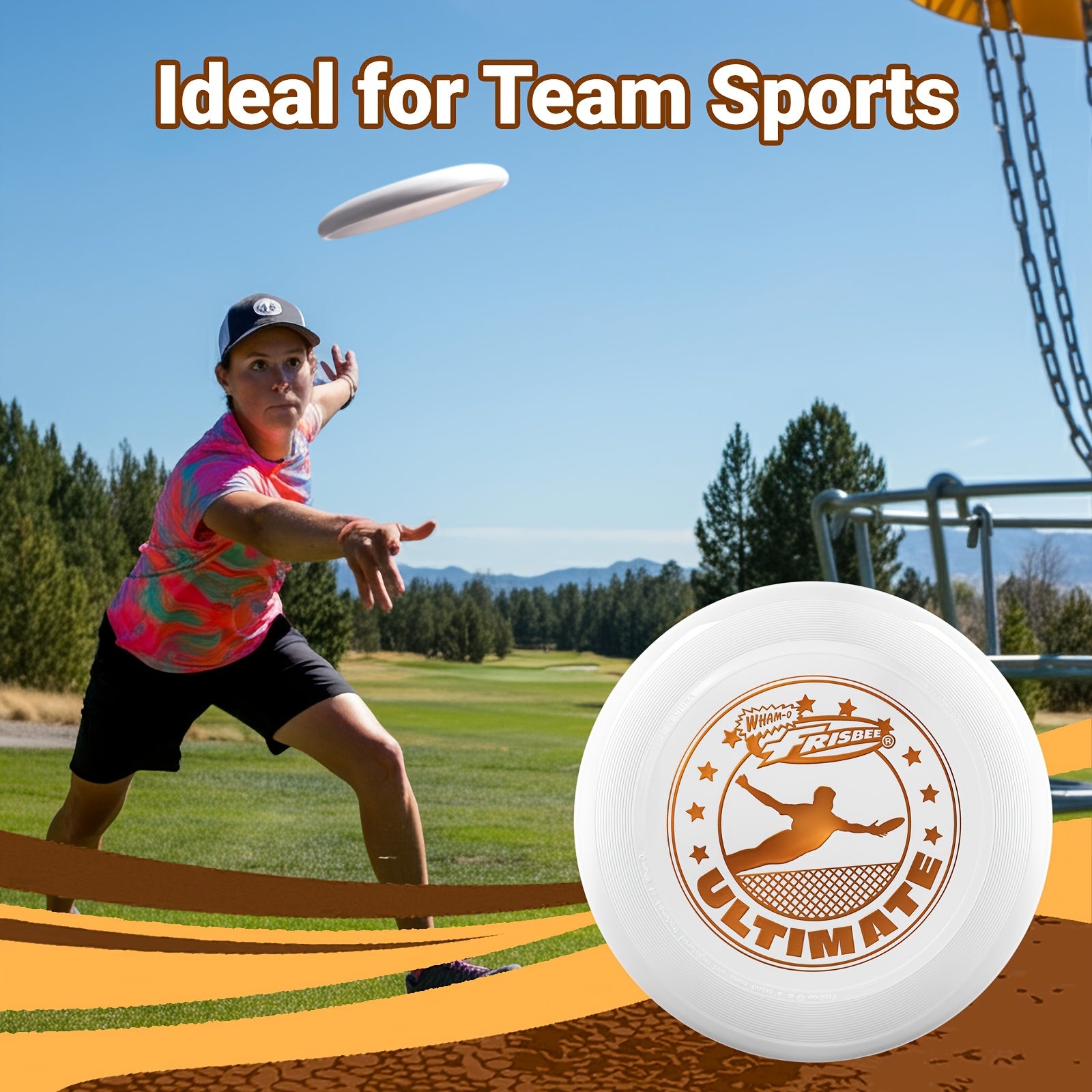 Wham-O Official Ultimate 175g Flying Disc - 10, 75 Inch Professional Training Disc for Competition