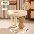 Cool mat cat climbing frame cat bed Cat climbing frame Cat nest sisal column Grinding claws