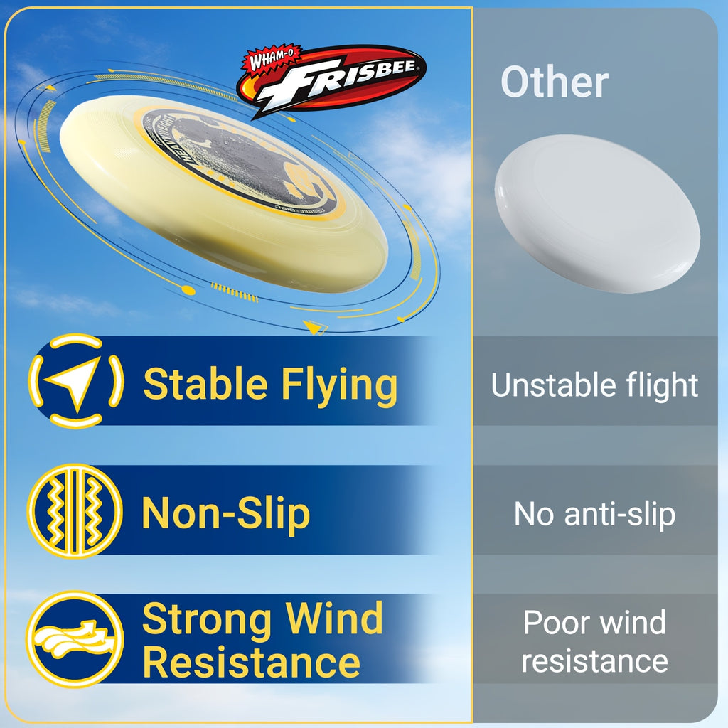 Wham-O flying disc Heavyweight 200g, 11 Inch Long Distance and Durable Disc for Outdoor Activities