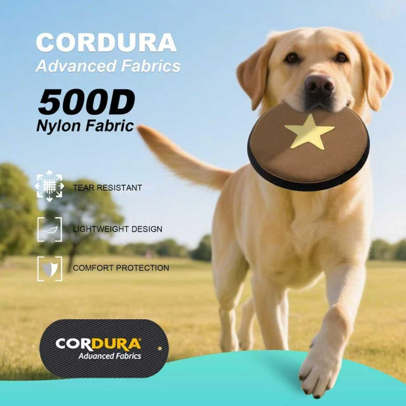 Tactical Dog Flying Discs | Anti-Rip Nylon for Aggressive Chewers and Medium to Large Dogs