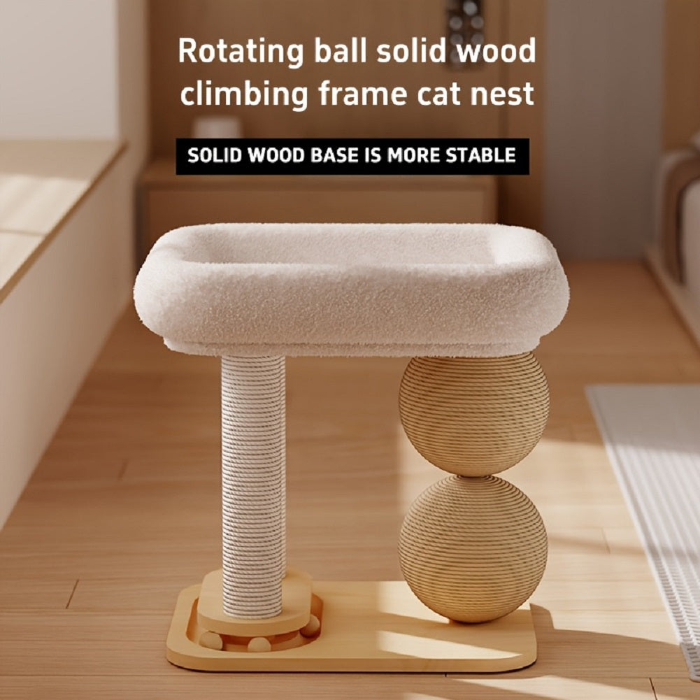 Cool mat cat climbing frame cat bed Cat climbing frame Cat nest sisal column Grinding claws