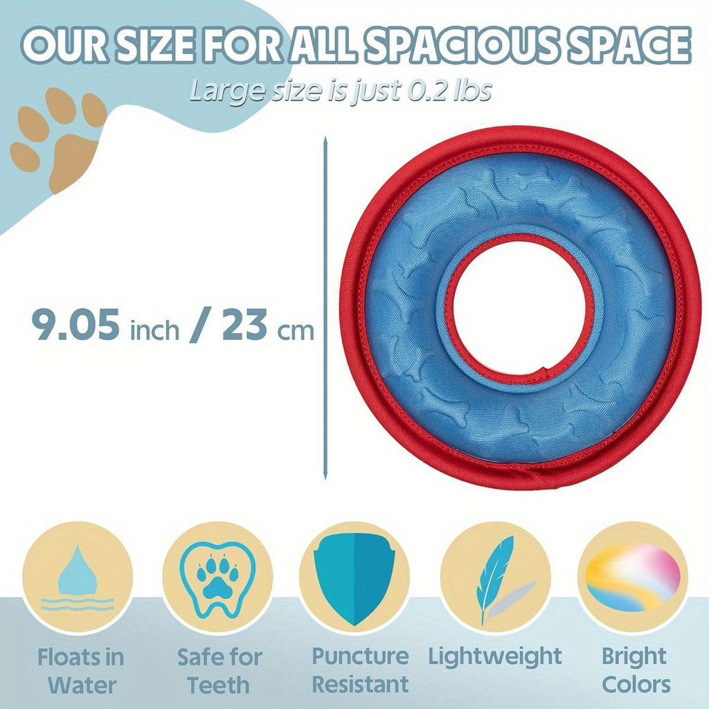 3pcs Interactive Flying Discs for Dogs - Lightweight